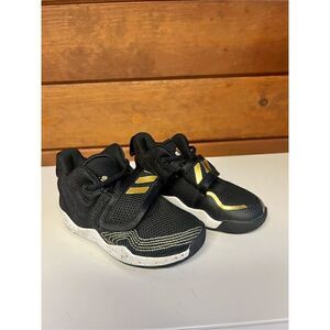 Adidas Toddler Boys Deep Threat Basketball Shoes - Black - Size 8K   - [FX7228]